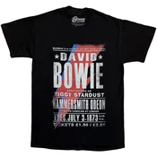 David Bowie Hammersmith Odeon Black XL Majica