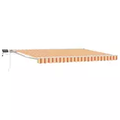 Rucni okvir tende s LED-ima 4,5 × 3,5 m Poliester s PU premazom