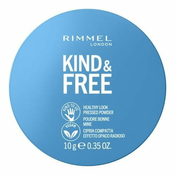 Rimmel Kind & Free Healthy Look Pressed Powder puder v prahu 10 g Odtenek 01 translucent