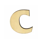 Domové číslo DREVO písmeno c les