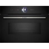 Bosch CMG7761B1 Serija 8 Vgradna pecica kompaktna z mikrovalovi 60 x 45 cm