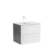 Vario Clam 60 spodnja omarica s pomivalnim koritom antracitno bela