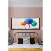 Wallity Dekorativna uramljena slika, 33x70cm, Šarena