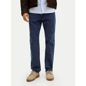 Jack & Jones Hlače iz tkanine Clark Finn 12293328 Mornarsko modra Regular Fit