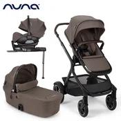 nuna® otroški voziček 4v1 demi™ next z rolko + arra™ flex chestnut + isofix baza next