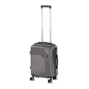 TraveLux Pro ručna prtljaga s tvrdim kućištem i odvojivim kotačima, 40x30x20 cm, siva