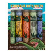 Baylis & Harding Dinosaur Bath Salts Set sol za kupanje Jurassic Amber 5 x 65 g za djecu