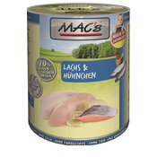 Varčno pakiranje MAC´s Cat 12 x 800 g - Losos & piščanec