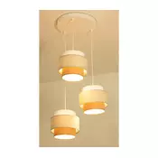 Brilagi - Luster na sajli RESNA 3xE27/60W/230V precnik 45 cm krem/bež