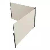 VEVOR Zložljiv stranski nadstrešek 200x600 cm bež