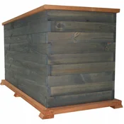 Lesena vrtna roženica 84,5 cm antracit teak