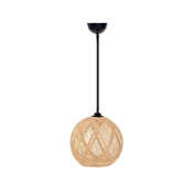 Lestenec na vrvici JUTE 1xE27/60W/230V bež