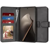 Etui Techsuit Diary Book za Xiaomi 15T - črn