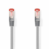 Nedis Omrežni kabel CAT6 | RJ45 moški | RJ45 moški | S/FTP | 0,15 m | Okrogla | LSZH | Siva | Oznaka