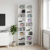 vidaXL CD omara 2 kos Bela 33 x 23,5 x 175 cm Inženirski les