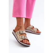 Comfortable Womens Flip-Flops with Buckles Inblu
