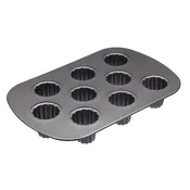 Baking pan for muffins/canneles of Bordeaux, 32.5 x 22 cm, steel - Mas