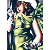 EuroGraphics Puzzle Dekle v zelenem 1000 kosov