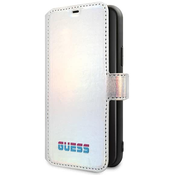Guess iPhone 11 Pro Max Silver Book Iridescent (GUFLBKN65BLD)