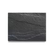 Zeller Steklena deska za rezanje Skrilavec 40x30cm / steklo