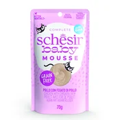 Schesir Baby Mousse 12 x 70 g - Piletina s pilecom jetrom