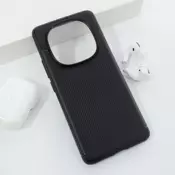 Maska Carbon Defender za Xiaomi Redmi Note 14 Pro Plus crna