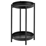 OLIVBLAD Stalak za cvece, unutra/spolja crna, 35 cm