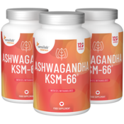 Essentials Ašvaganda KSM-66®, visok odmerek - vegansko, 360 kapsul