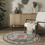 Conceptum Hypnose Tepih Woopamuk495, 160x160cm, Tirkiz