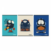 Zvezek Street Monsters A5 BI 54L HQ.P.