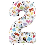 shumee Folija balon številka 2, moder, 66 cm Grabo