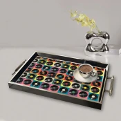 Aberto Design Poslužavnik TPG9904 50 x 29 x 3.5 cm, Šareni