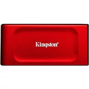 Kingston eksterni SSD 2TB | USB-C | RED | XS 1000