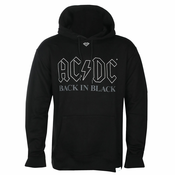 Majica s kapuljacom muško AC-DC - Back In Black - DIAMOND - BLK_C20DMPF501