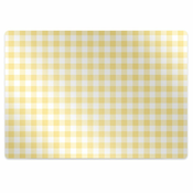 Decormat Podloga za pisarniški stol Yellow grille 120x90 cm 15 cm