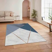 Conceptum Hypnose Tepih HM-CRP25-51, Pravougaoni, 120 x 180 cm, Sivo-plavi