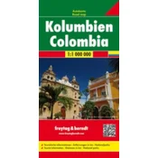 Freytag & Berndt Kolumbija 1:1.000.000. Cestni zemljevid.