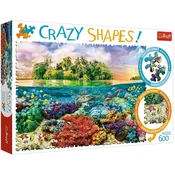 Trefl Crazy Shapes sestavljanka Tropski otok 600 kosov