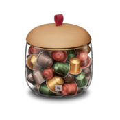 Display Mia Dispenser, Wooden Lid