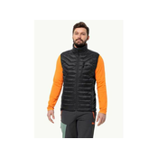 JACK WOLFSKIN Sportski prsluk ROUTEBURN PRO, tamo siva / crna