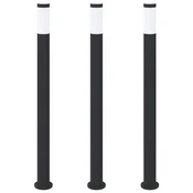 vidaXL vidaXL Stebričke 3 kosi 110 cm nerjaveče jeklo IP44, (5000297026)