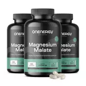 3x Magnezijev malat 2000 mg, skupaj 1095 kapsul