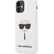 Karl Lagerfeld KLHCP12SSLKHWH iPhone 12 mini 5,4 white hardcase Silicone Karl`s Head (KLHCP12SSLKHWH)
