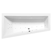 POLYSAN Deluxe ANDRA L hidromasažna kad 180x90 cm - Asimetrična sprostitev in terapija