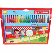 Flomasteri Stabilo Power - 24 boje