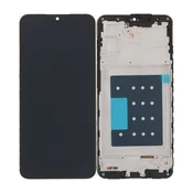 Samsung Galaxy A17 A176B - LCD zaslon + steklo na dotik + okvir (Black) TFT