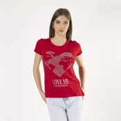 SCERVINO STREET Ženska majica Love me crvena