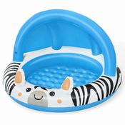 Bestway: Safari Sun™ zebrasti bazen za plivanje s zaštitnim krovom O 97 x 66 cm