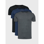BOSS pamucna majica (boja: crna, melanž), 3-pack