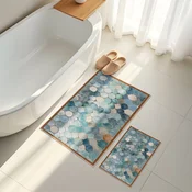 Lessentiel Maison Set prostirki za kupatilo Asr19, 2 dela, Plava